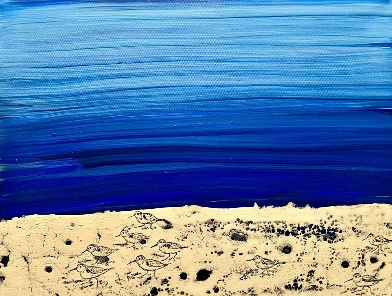 Registriernummer: AC25014WH
Name: Flüstern der Sandläufer in der blauen Stunde
Malgrund: Keilrahmen / Leinwand
Abmessung: 60x80 cm
Anmerkung: Acryl auf Leinwand
Ausstellungsort: MV-Kunst Galerie / Marlow
Preis: auf Anfrage Flüstern der Sandläufer in der blauen Stunde.jpg